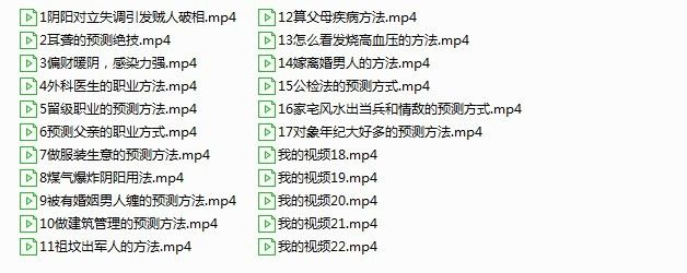 盲派八字断之德馨民间八字之阴阳象法一期22集+二期24集