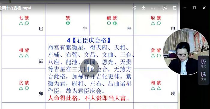 紫微斗数全书郭子谊-紫微斗数零基础到实战应用48集