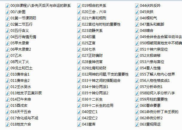 瞎子算命白龙老师八字大集合