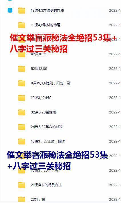 催老师全集瞎子算命催老师盲派八字盲派六爻