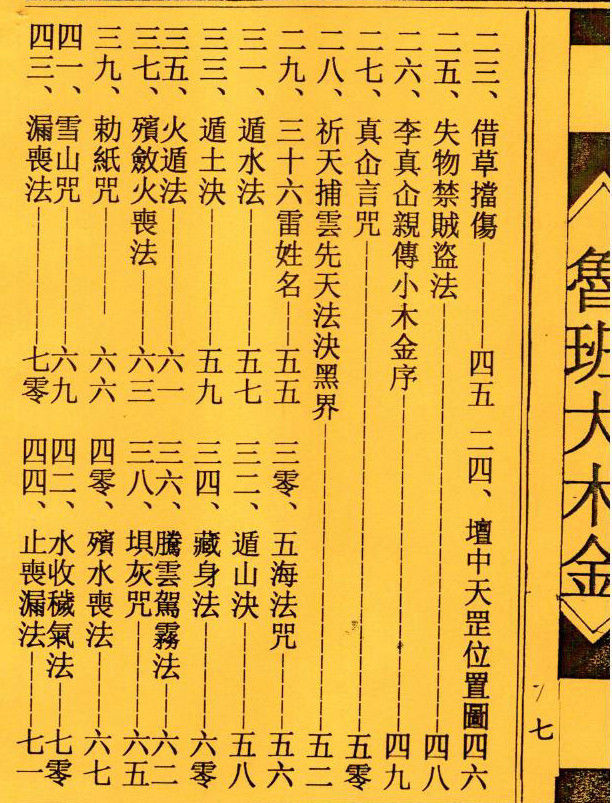 鲁班尺鲁班经鲁班书