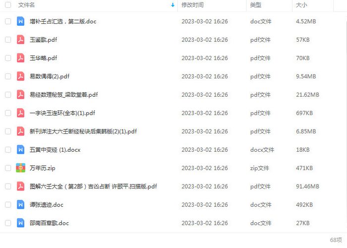 六壬神课六部大集合