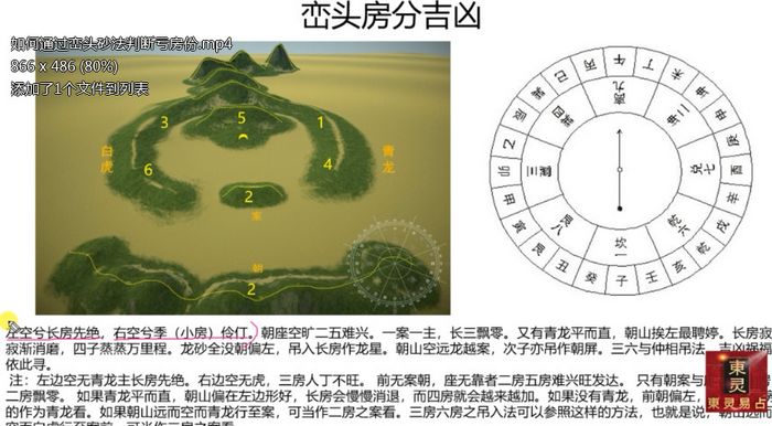 风水寻龙点穴东灵易占形峦风水精华171集
