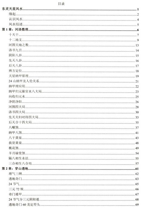 风水寻龙点穴东灵易占形峦风水精华171集