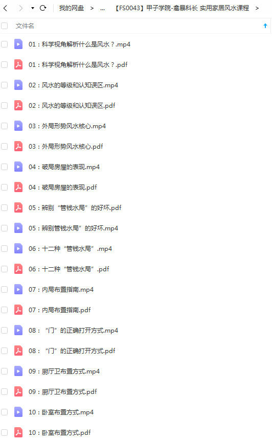 风水住宅实用家居风水课程24集