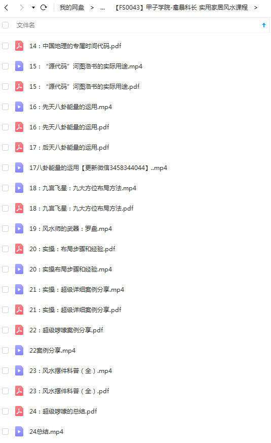风水住宅实用家居风水课程24集