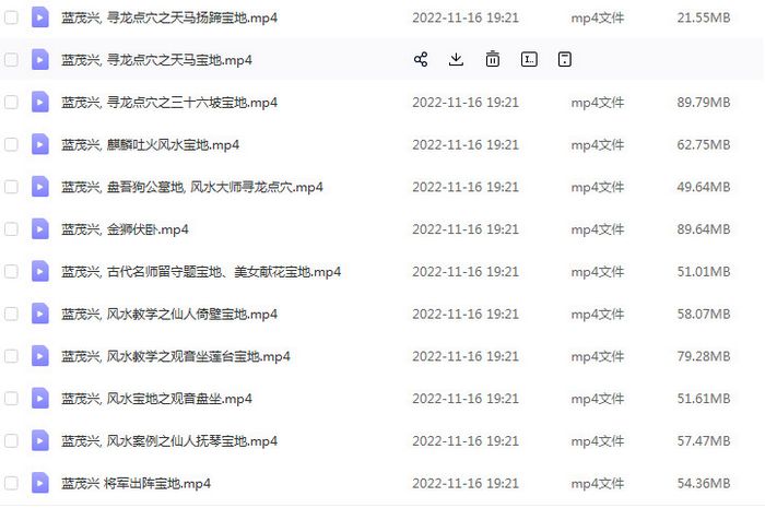 寻龙点穴视频蓝茂兴风水视频