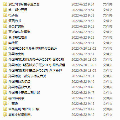 八字盲派之孙国海盲派命理+六爻