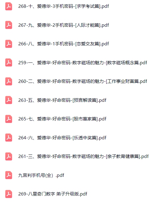 数字能量全集